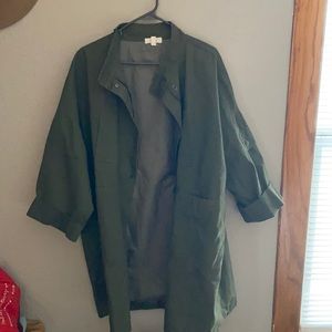 Oversized Olive Jacket